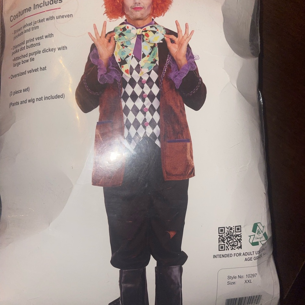 Dreamgirl Halloween Costume Orange and Purple